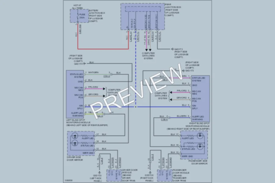 2012 Jaguar XF Navigation wiring diagram preview