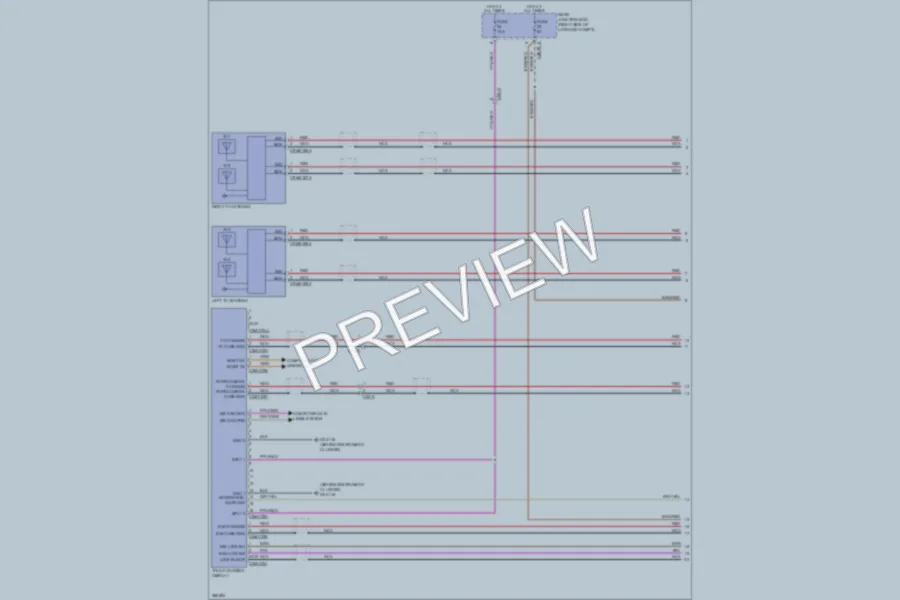 2012 Jaguar XF Radio wiring diagram preview
