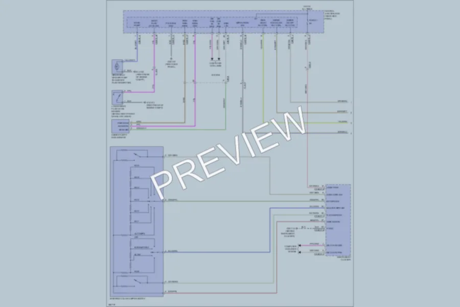 2012 Jaguar XF Wiper Washer wiring diagram preview