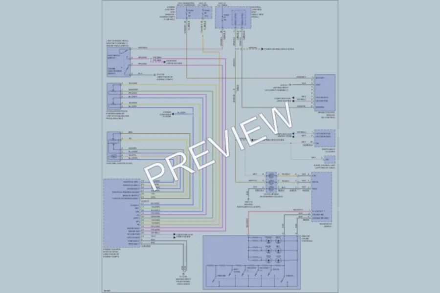 2012 Jaguar XFR Cruise Control wiring diagram preview
