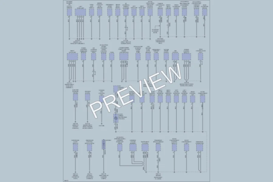 2012 Jaguar XFR Ground Distribution wiring diagram preview
