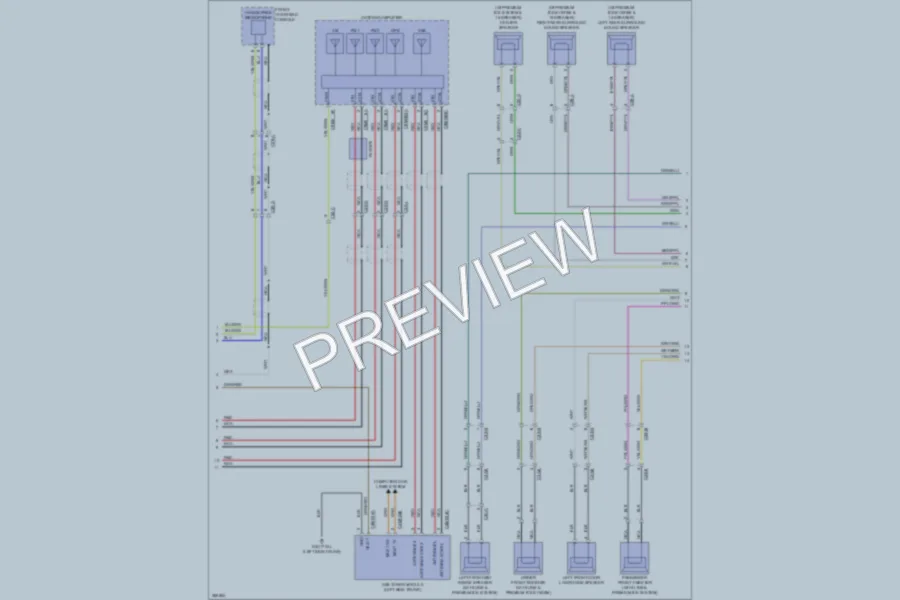 2012 Jaguar XJLSupercharged Radio wiring diagram preview