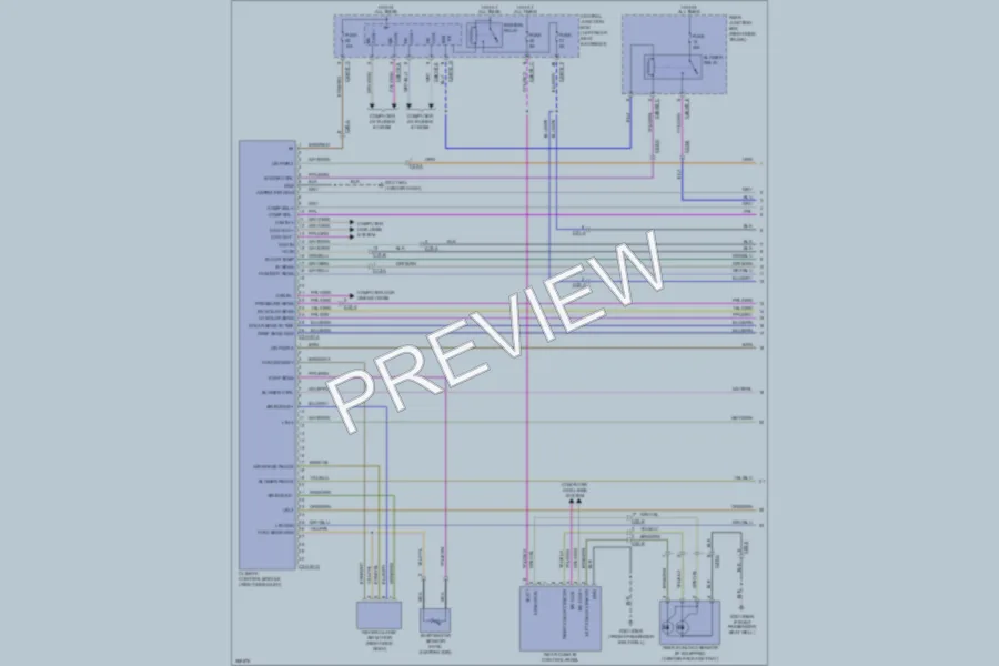 2012 Jaguar XJLSupersport Air Conditioning wiring diagram preview