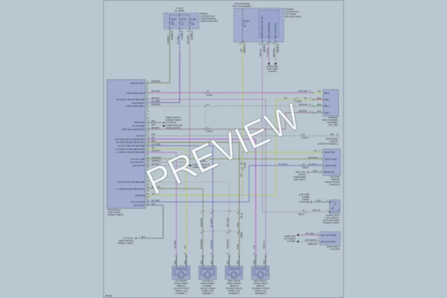 2012 Jaguar XJLSupersport Anti Lock Brakes wiring diagram preview