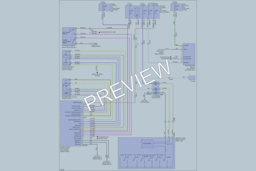 2012 Jaguar XJLSupersport Cruise Control wiring diagram preview