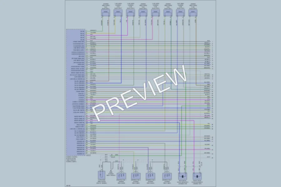 2012 Jaguar XJSupercharged Engine Performance wiring diagram preview