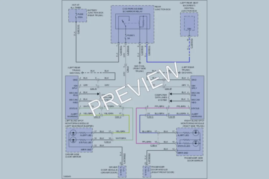 2012 Jaguar XJSupercharged Navigation wiring diagram preview