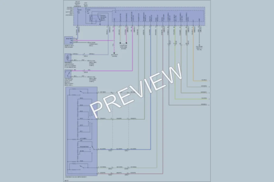 2012 Jaguar XJSupercharged Wiper Washer wiring diagram preview