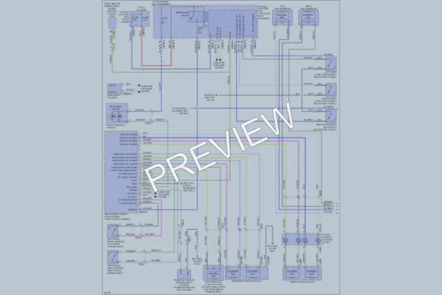 2012 Jaguar XJSupersport Supplemental Restraints wiring diagram preview