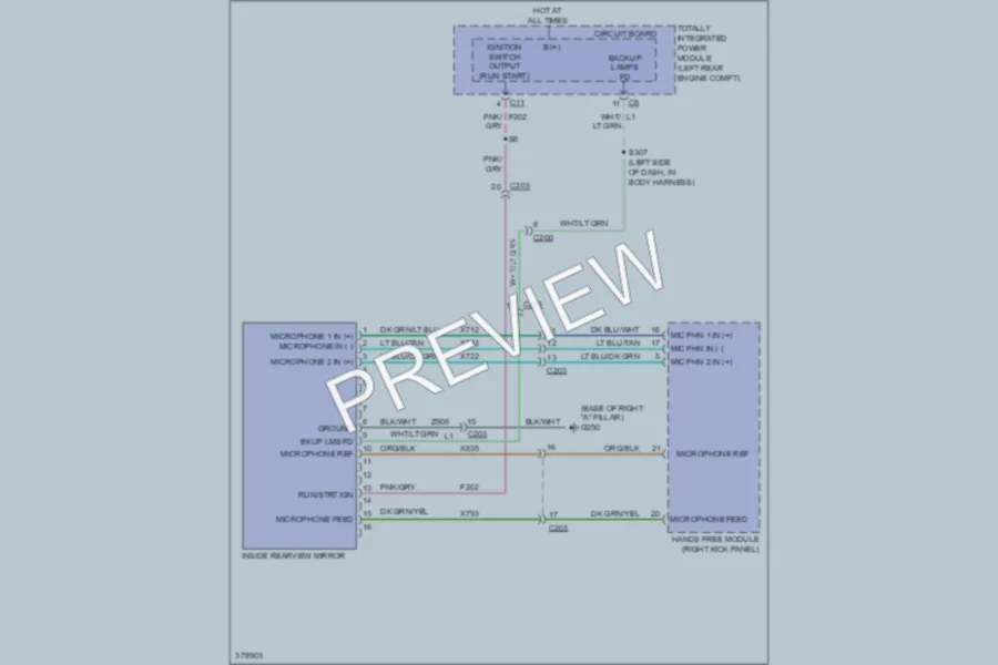 2012 Jeep Compass Power Mirrors wiring diagram preview