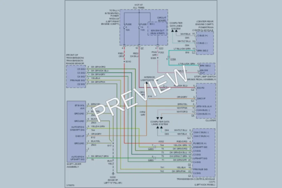 2012 Jeep Compass Shift Interlock wiring diagram preview