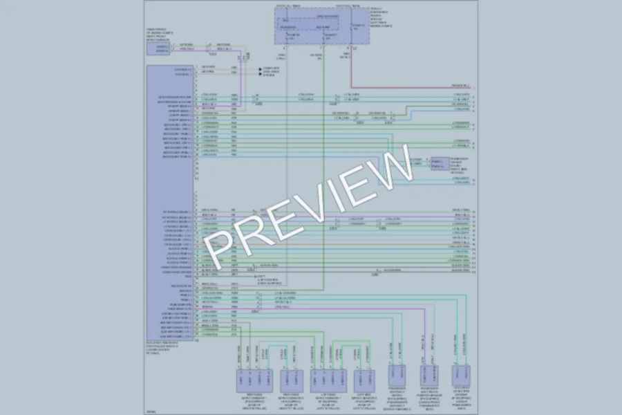 2012 Jeep Compass Supplemental Restraints wiring diagram preview