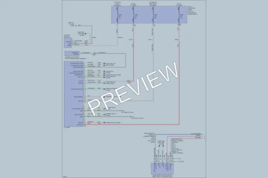 2012 Jeep GrandCherokee Instrument Cluster wiring diagram preview