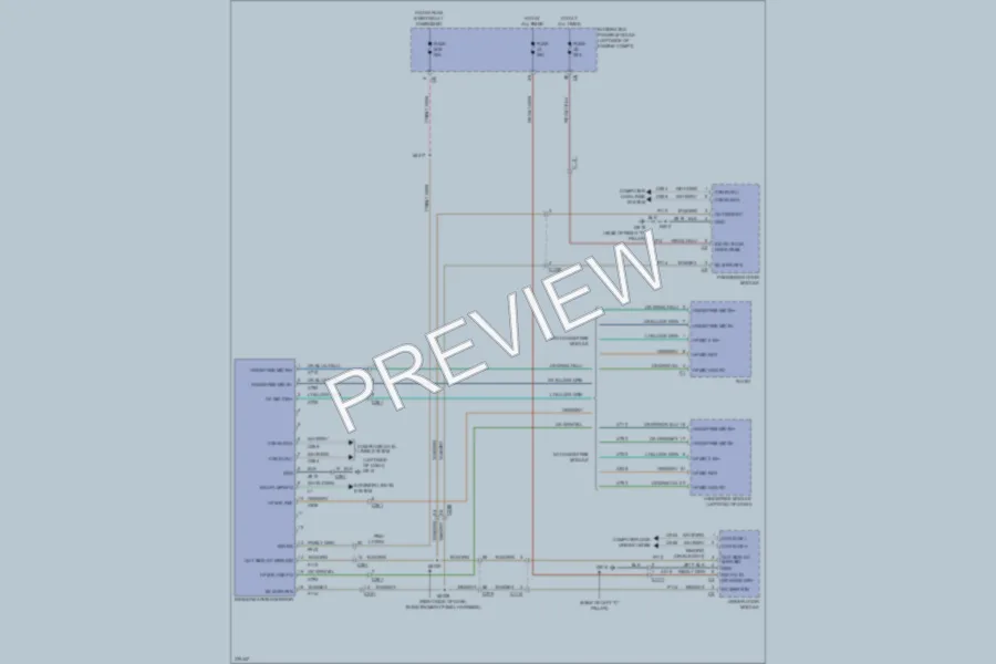 2012 Jeep GrandCherokee Power Mirrors wiring diagram preview