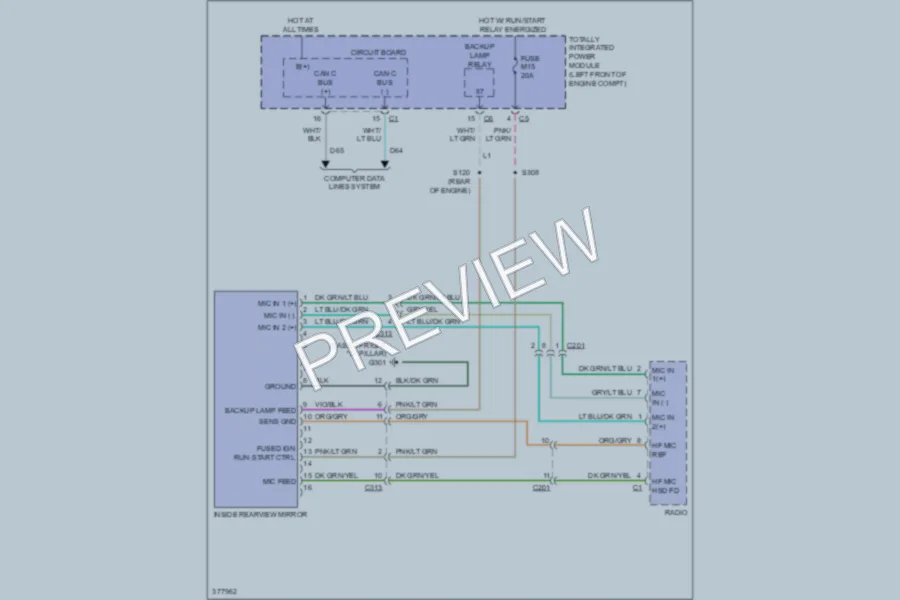 2012 Jeep Liberty Power Mirrors wiring diagram preview