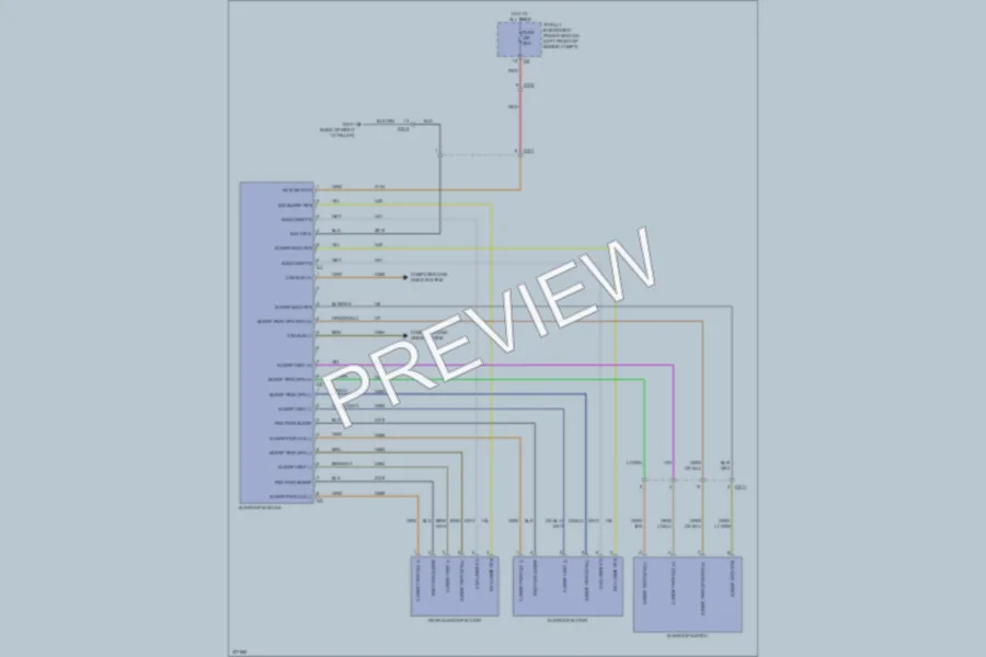 2012 Jeep Liberty Power Top Sunroof wiring diagram preview