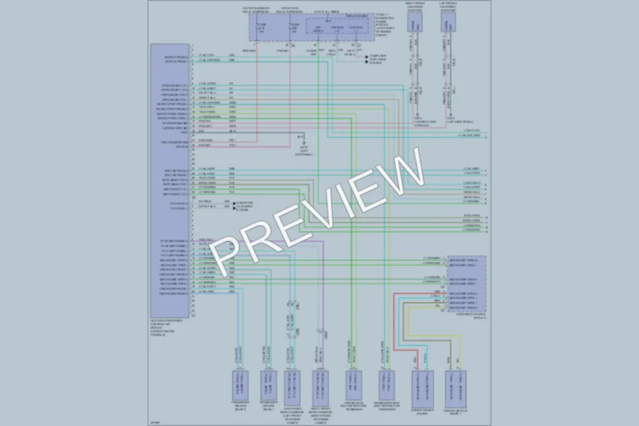 2012 Jeep Liberty Supplemental Restraints wiring diagram preview
