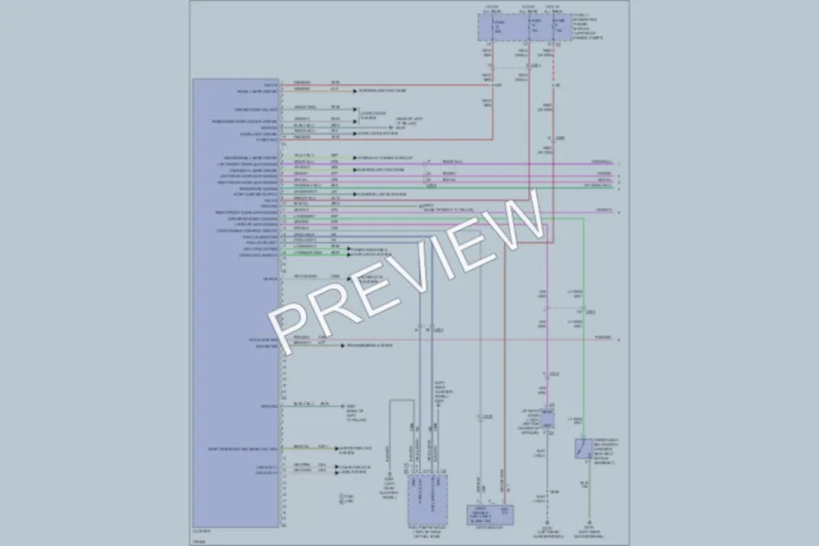 2012 Jeep Patriot Instrument Cluster wiring diagram preview