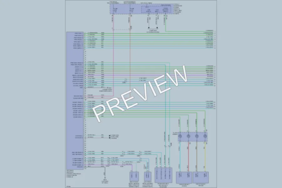 2012 Jeep Wrangler Supplemental Restraints wiring diagram preview