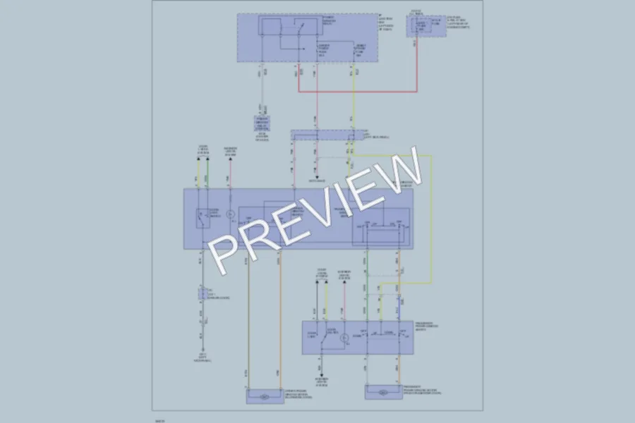 2012 Kia Forte Power Windows wiring diagram preview