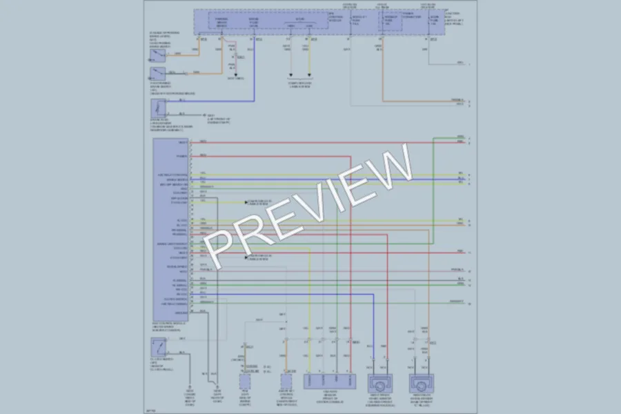 2012 Kia Optima Anti Lock Brakes wiring diagram preview