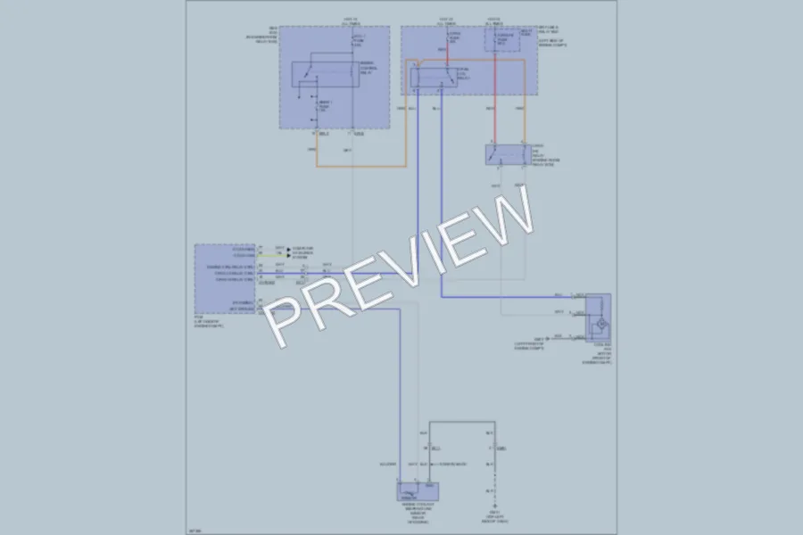 2012 Kia Optima Cooling Fan wiring diagram preview