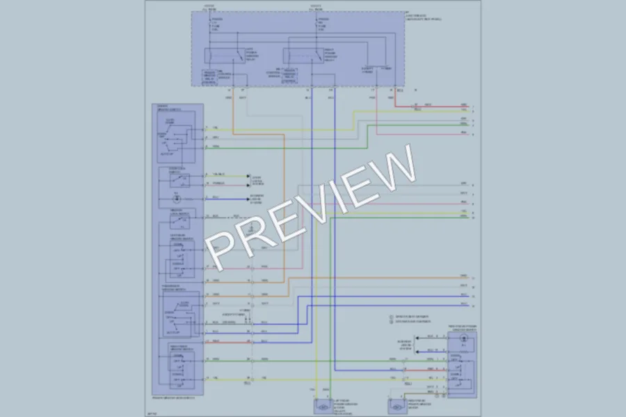 2012 Kia Optima Power Windows wiring diagram preview