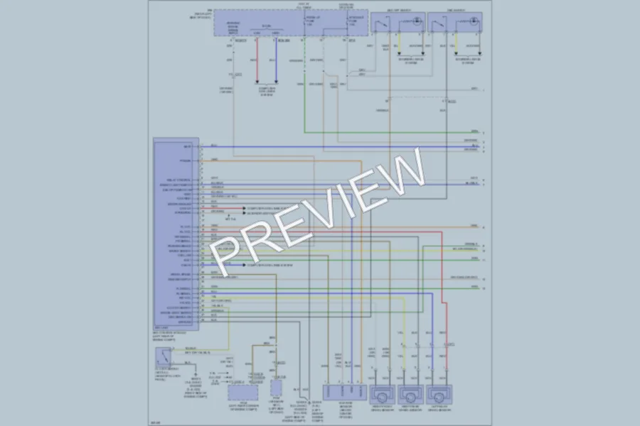2012 Kia Sorento Anti Lock Brakes wiring diagram preview