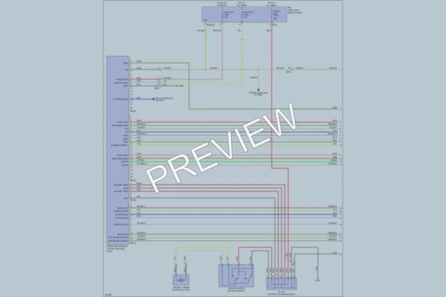 2012 Kia Sorento Memory Systems wiring diagram preview