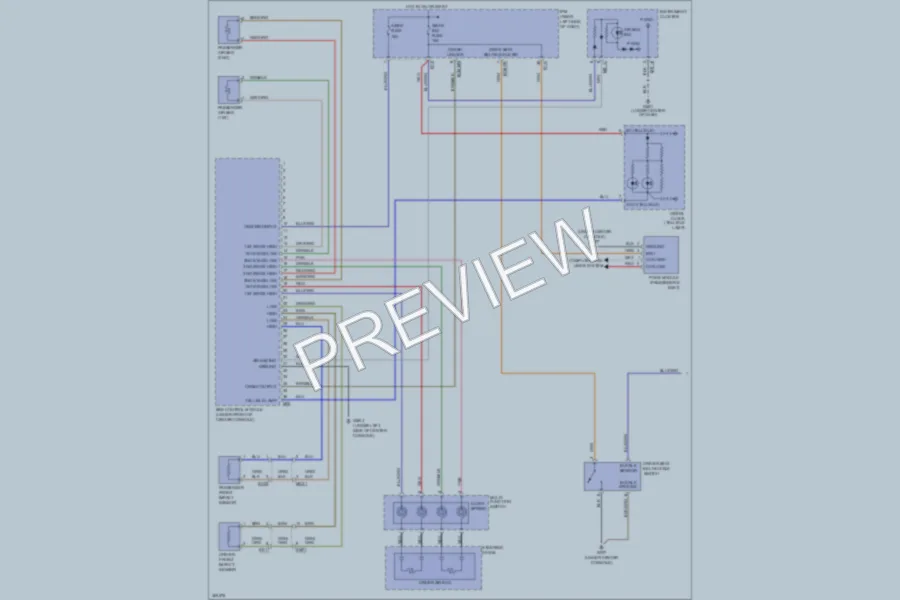 2012 Kia Sorento Supplemental Restraints wiring diagram preview