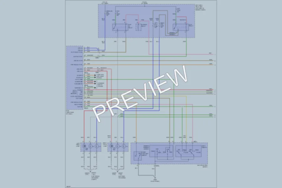 2012 Kia Soul Headlights wiring diagram preview