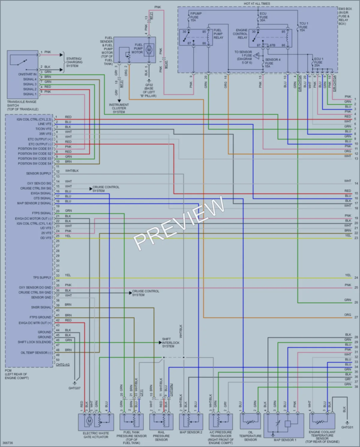 2012 Kia Sportage Engine Performance wiring diagram preview