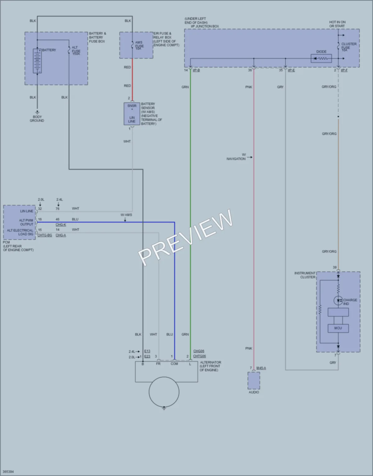 2012 Kia Sportage Starting Charging wiring diagram preview