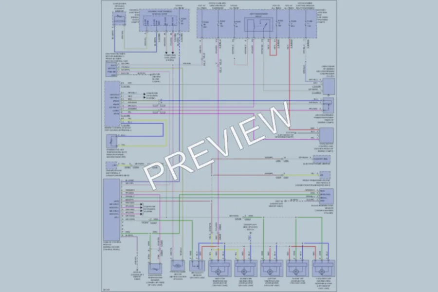 2012 LandRover LR2 Air Conditioning wiring diagram preview
