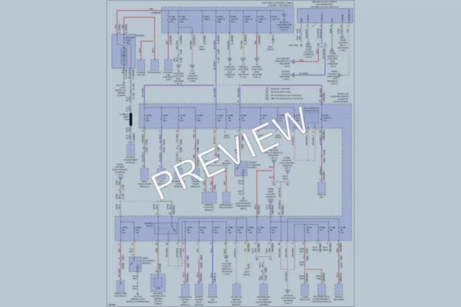 2012 LandRover LR2 Power Distribution wiring diagram preview