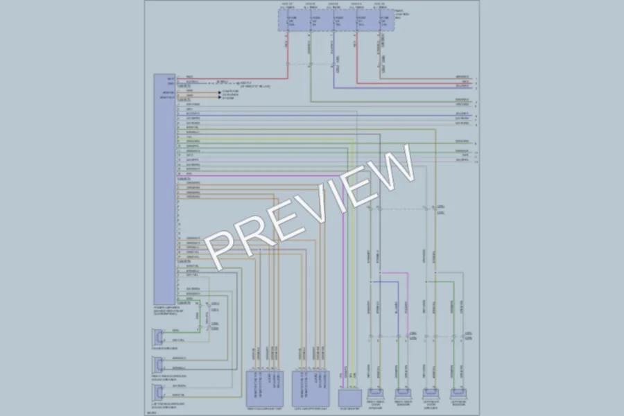 2012 LandRover LR2 Radio wiring diagram preview