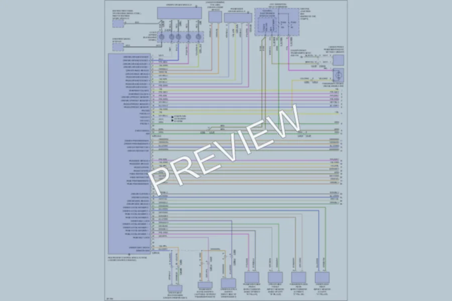 2012 LandRover LR2 Supplemental Restraints wiring diagram preview