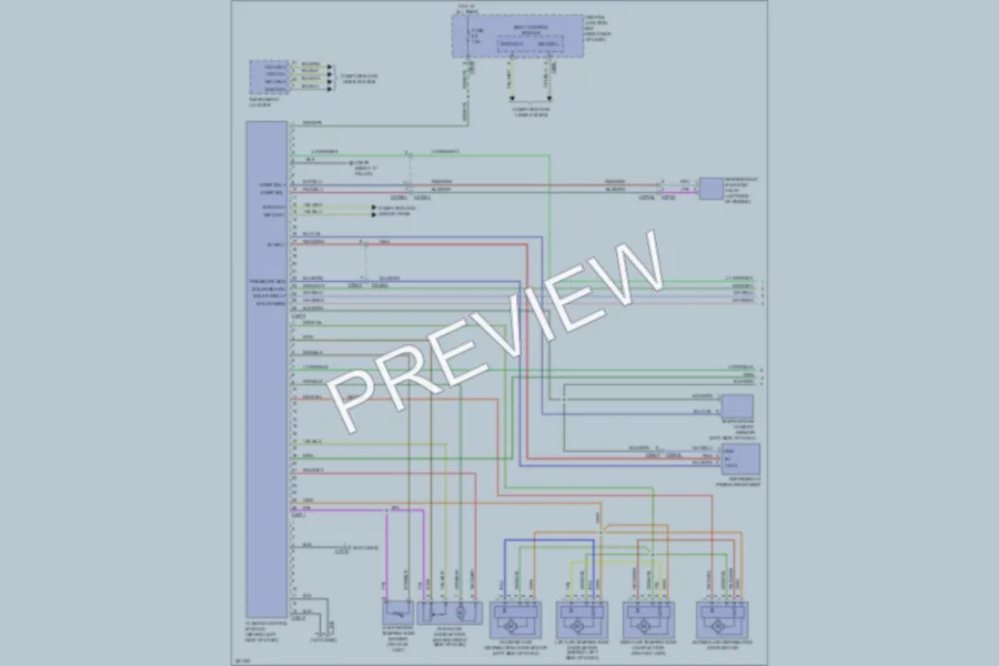 2012 LandRover LR4 Air Conditioning wiring diagram preview