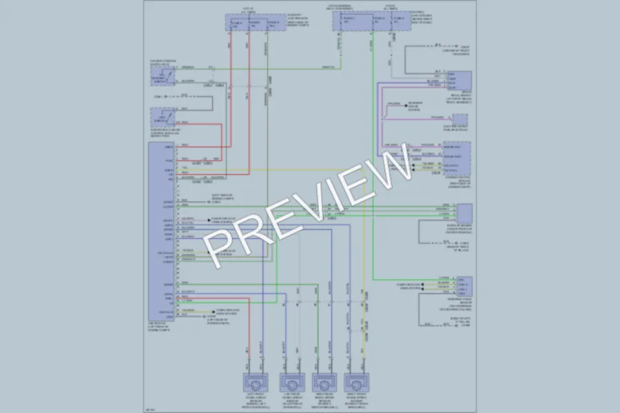 2012 LandRover RangeRover Anti Lock Brakes wiring diagram preview