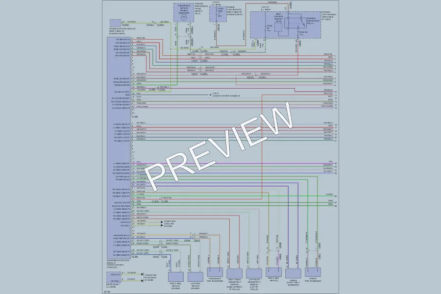 2012 LandRover RangeRoverSport Supplemental Restraints wiring diagram preview