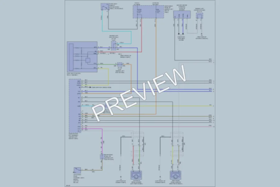 2012 Lexus CT200h Anti Lock Brakes wiring diagram preview