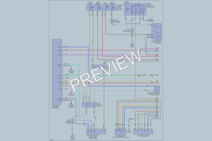 2012 Lexus CT200h Cruise Control wiring diagram preview