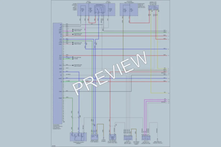 2012 Lexus CT200h Engine Performance wiring diagram preview