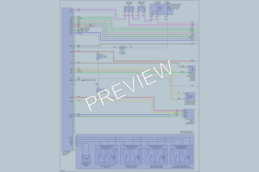 2012 Lexus ES350 Air Conditioning wiring diagram preview
