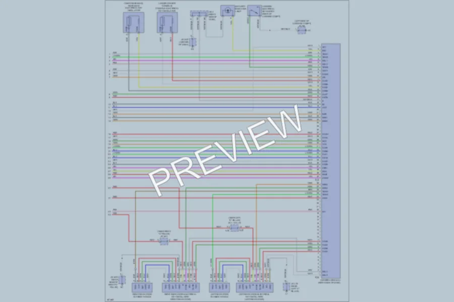 2012 Lexus ES350 Anti Theft wiring diagram preview