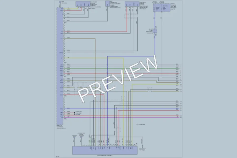2012 Lexus ES350 Radio wiring diagram preview
