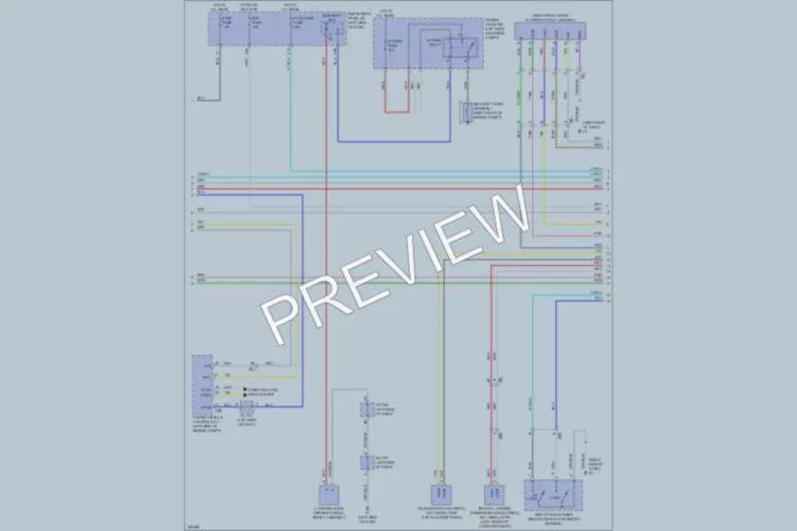 2012 Lexus HS250h Anti Theft wiring diagram preview