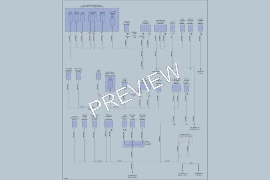 2012 Lexus HS250h Ground Distribution wiring diagram preview