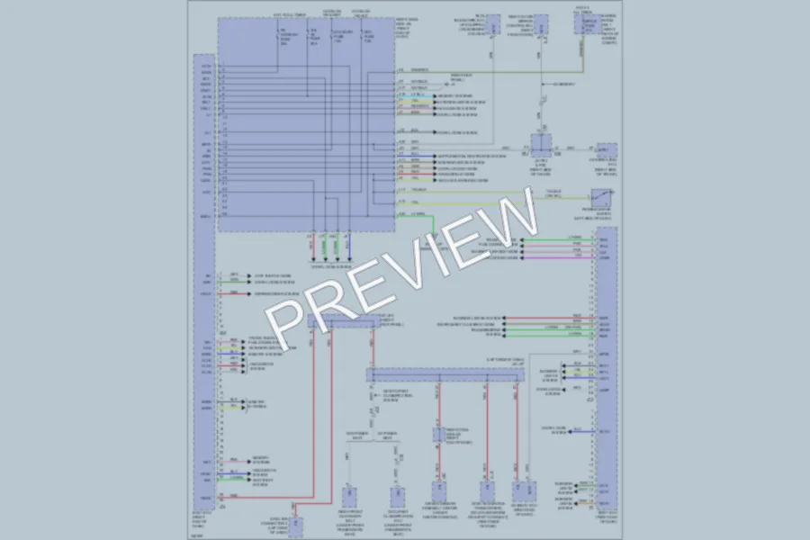 2012 Lexus IS250 Body Control Modules wiring diagram preview