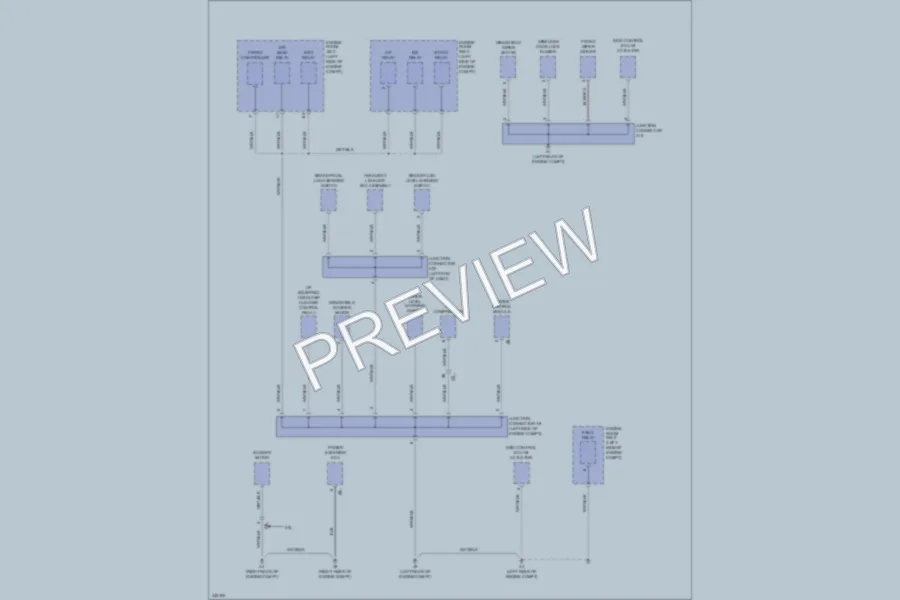 2012 Lexus IS250 Ground Distribution wiring diagram preview